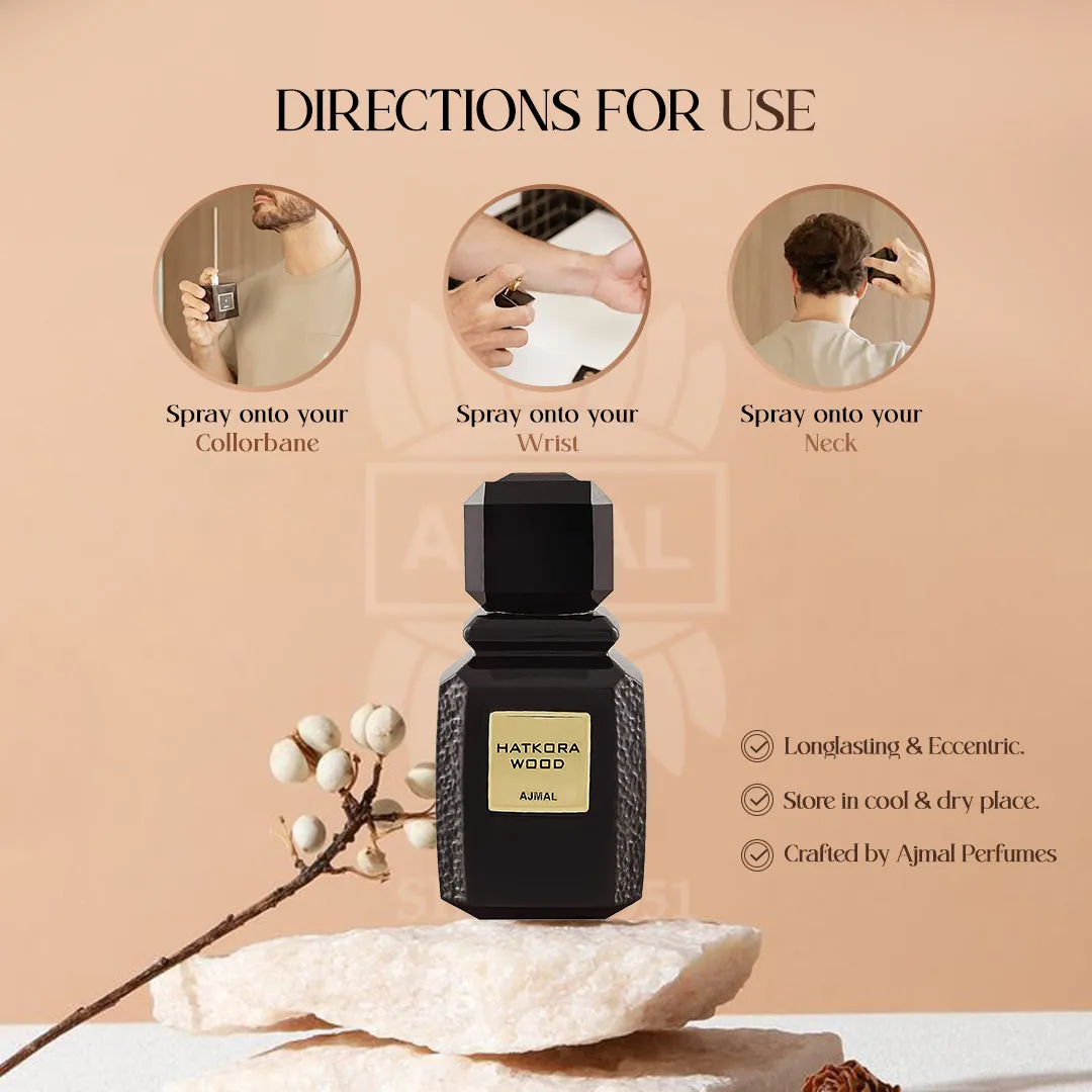 Hatkora Wood  by Ajmal perfume 100ML EDP
