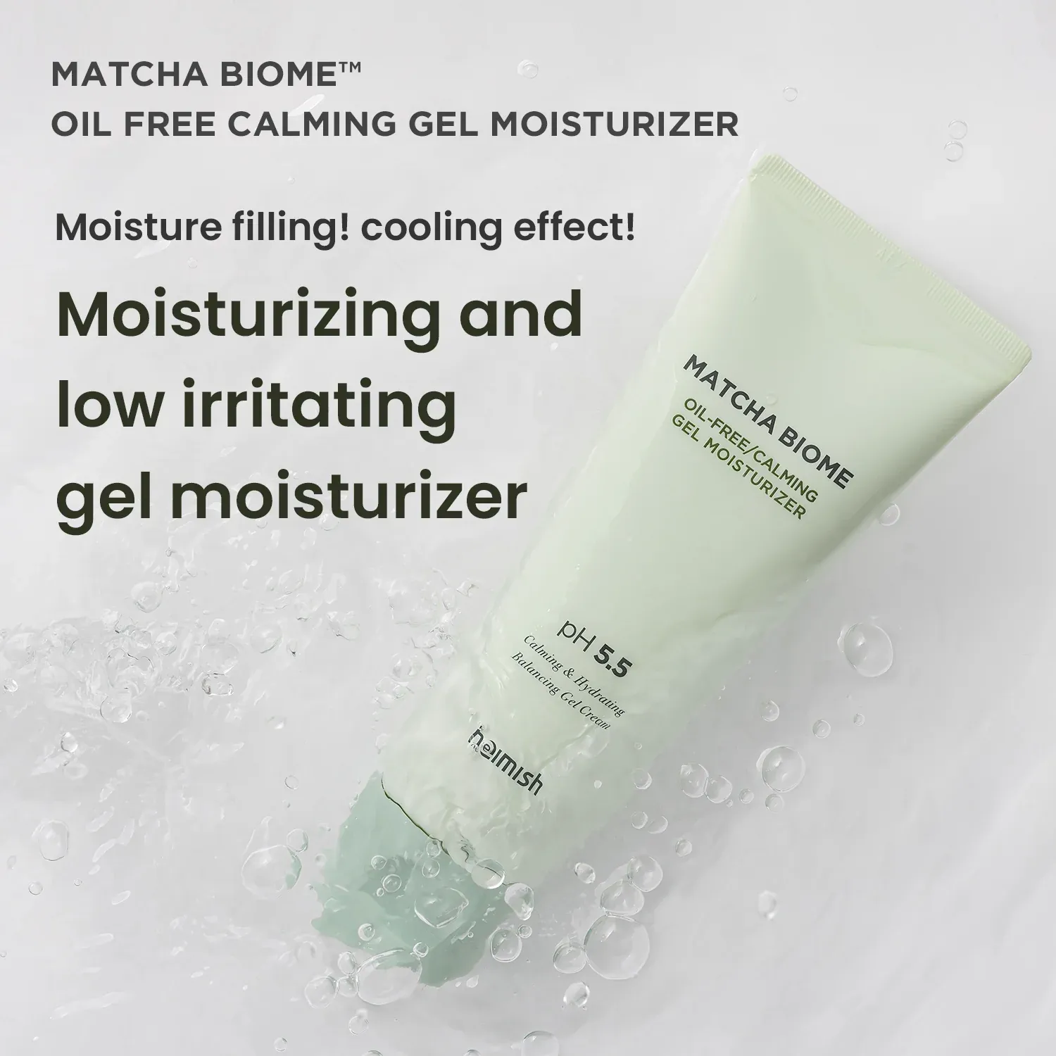 Heimish Matcha Biome Oil-free & Calming Gel Moisturizer 100ml