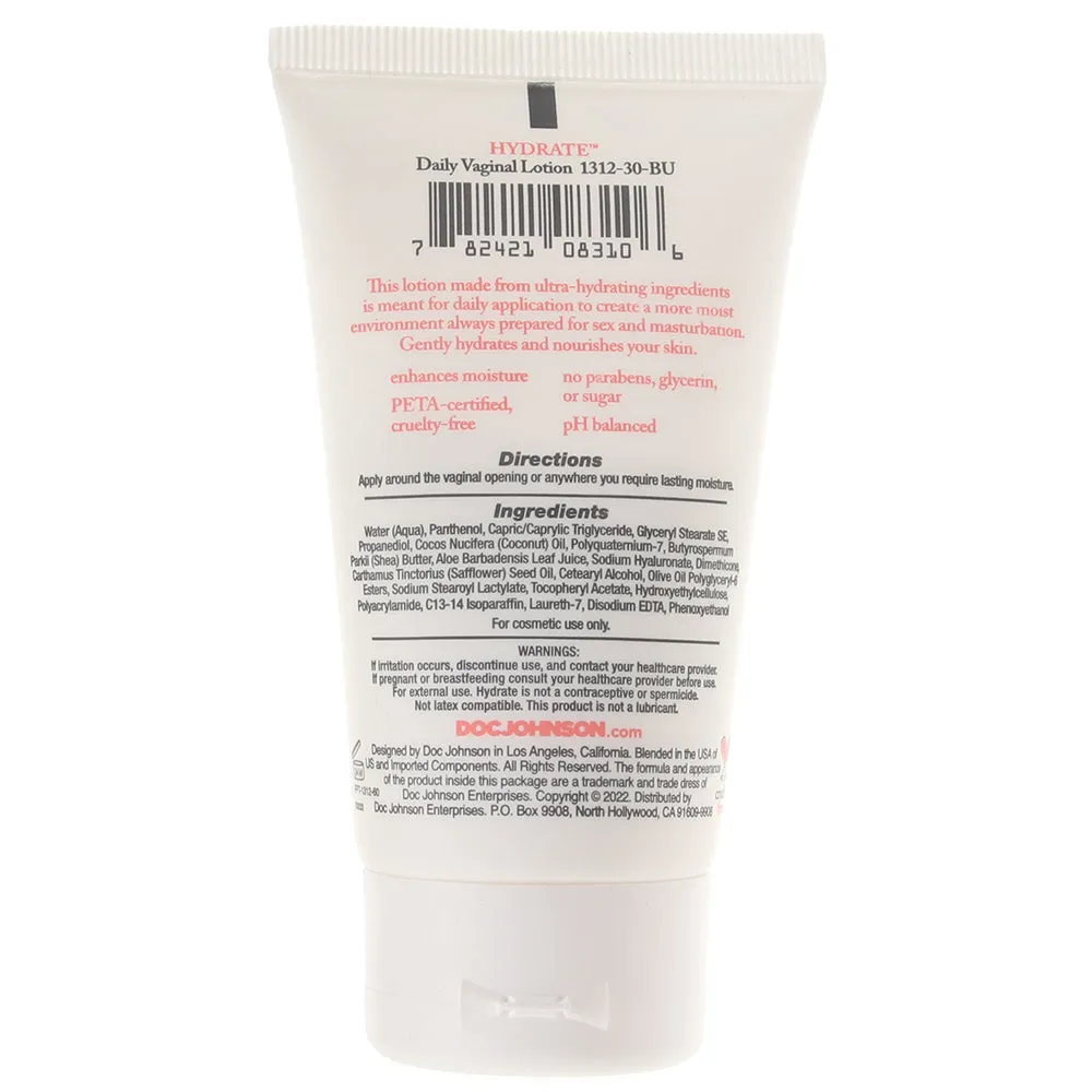 Hydrate Daily Vaginal Lotion in 2oz