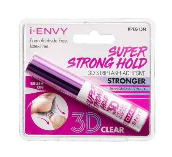 I-Envy Formaldehyde-Free. Latex-Free SUPER STRONG 3D Strip Lash Adhesive