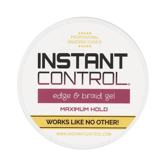 Instant Control Edge & Braid Gel - Maximum Hold - Choose Size