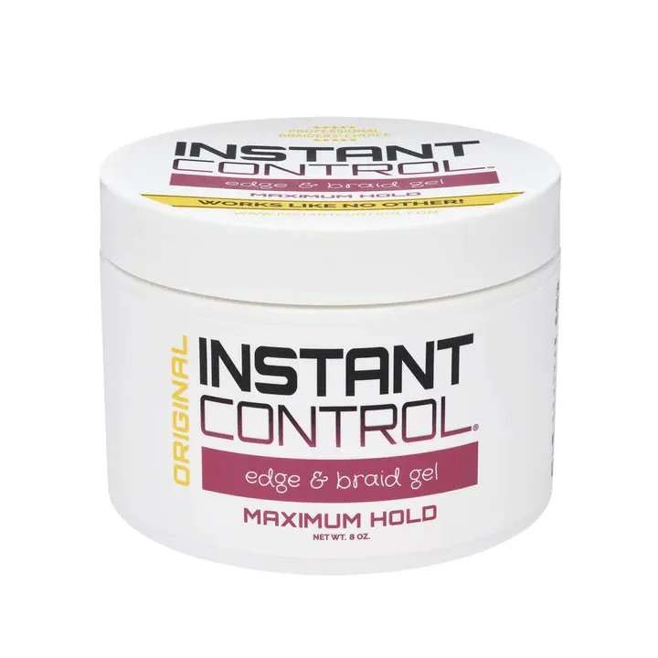 Instant Control Edge & Braid Gel - Maximum Hold - Choose Size