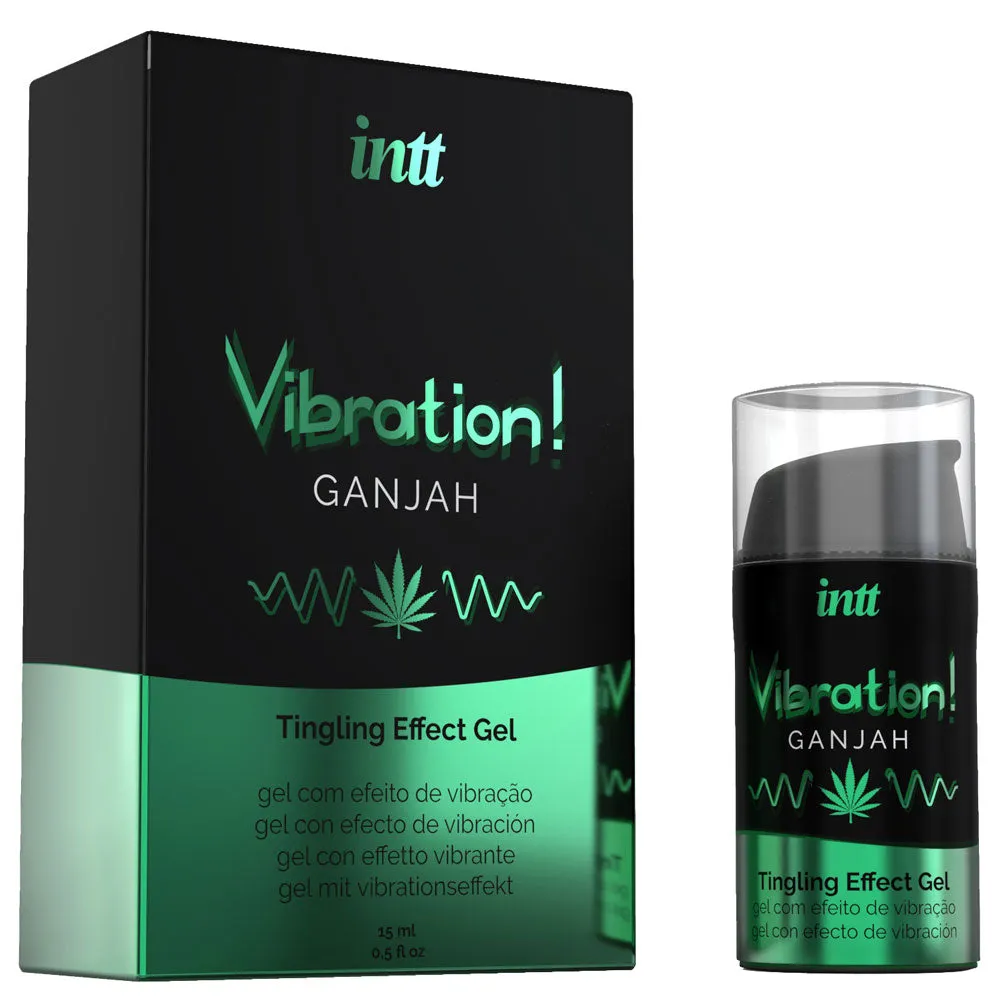 Intt Vibration! Tingling Effect Warming Flavoured Gel - Ganjah