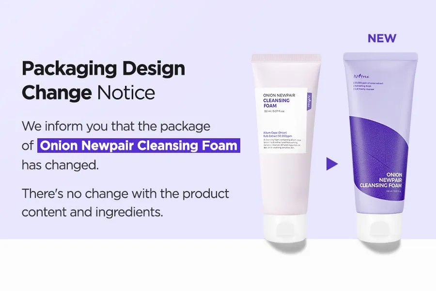 Isntree Onion Newpair Cleansing Foam 150ml