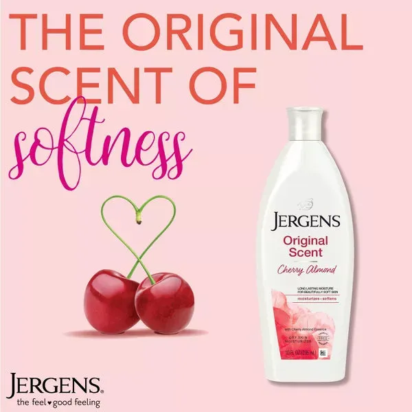Jergens Original Scent with Cherry Almond Dry Skin Moisturizer - 10 oz
