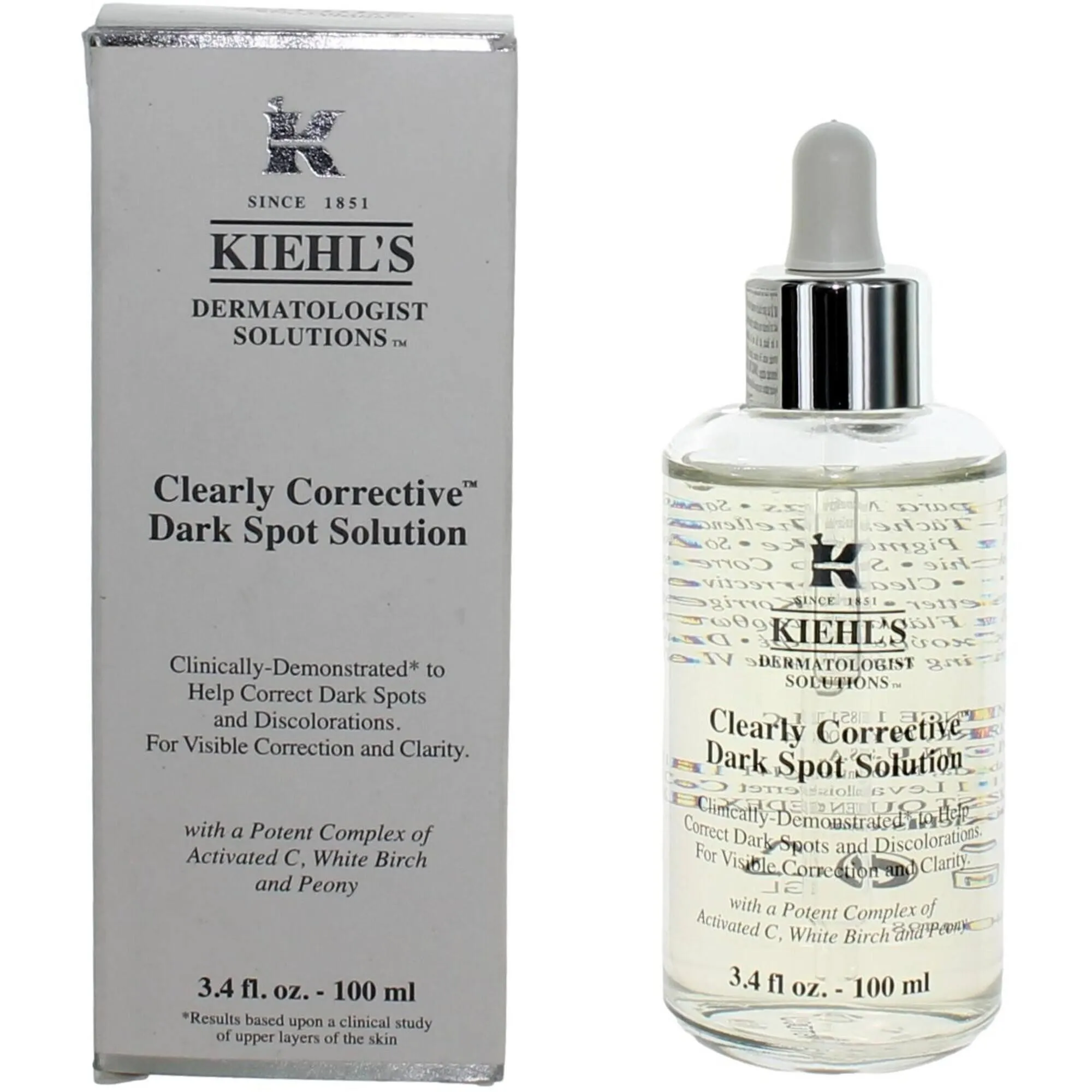 Kiehl's Women's Dark Spot Solution - Clearly Corrective Brightening Serum, 3.4 oz