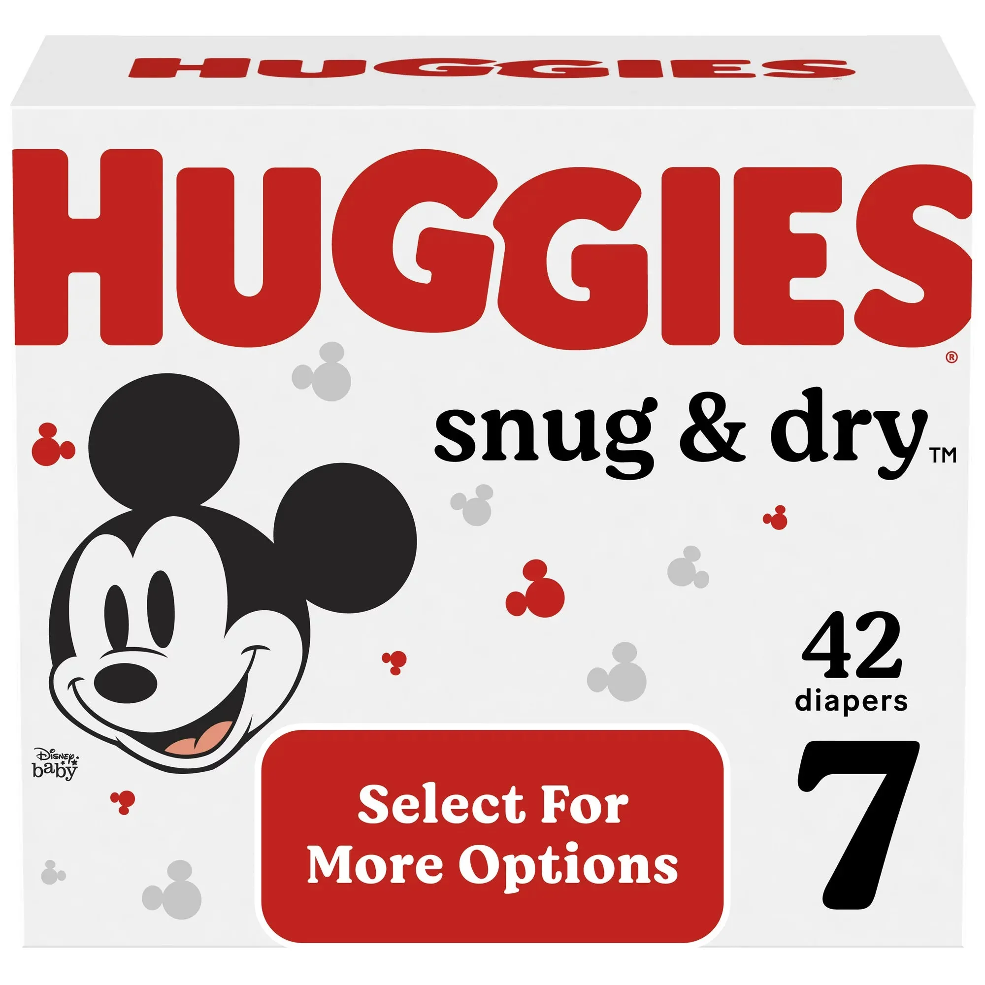 Kimberly Clark 55186 Huggies Snug & Dry Diapers, Size 7 42 Ct