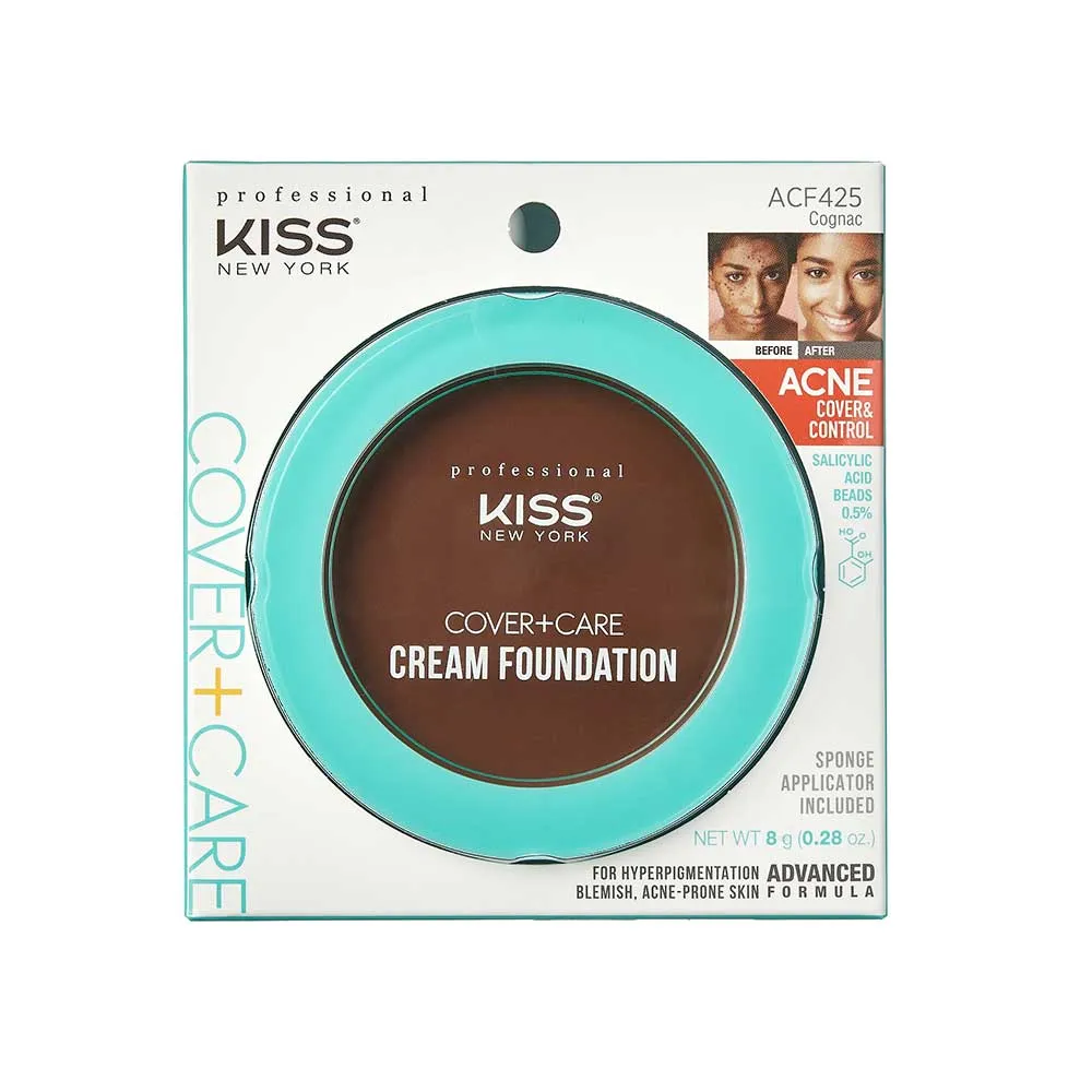 Kiss New York Professional Cover   Care Cream Foundation - Choose Your Color