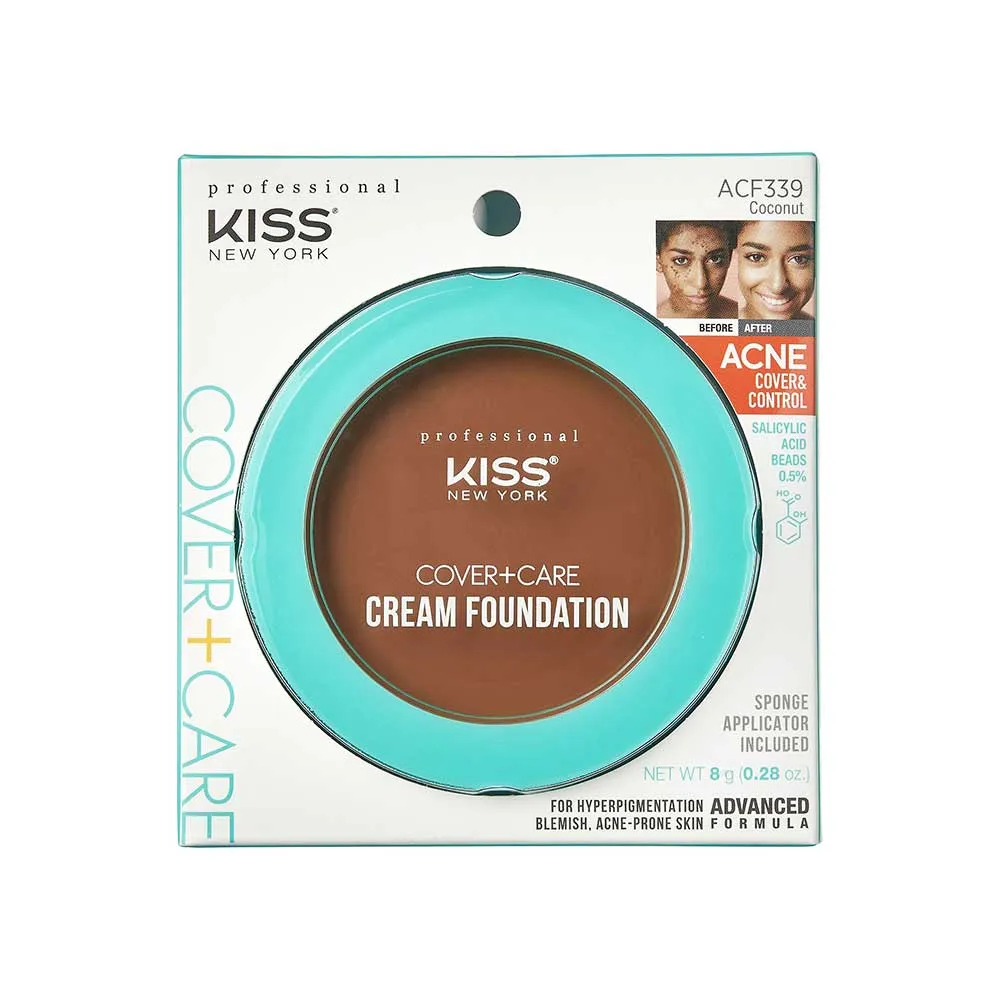 Kiss New York Professional Cover   Care Cream Foundation - Choose Your Color