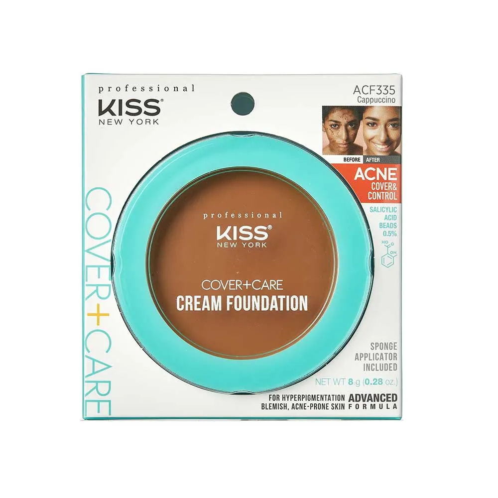 Kiss New York Professional Cover   Care Cream Foundation - Choose Your Color