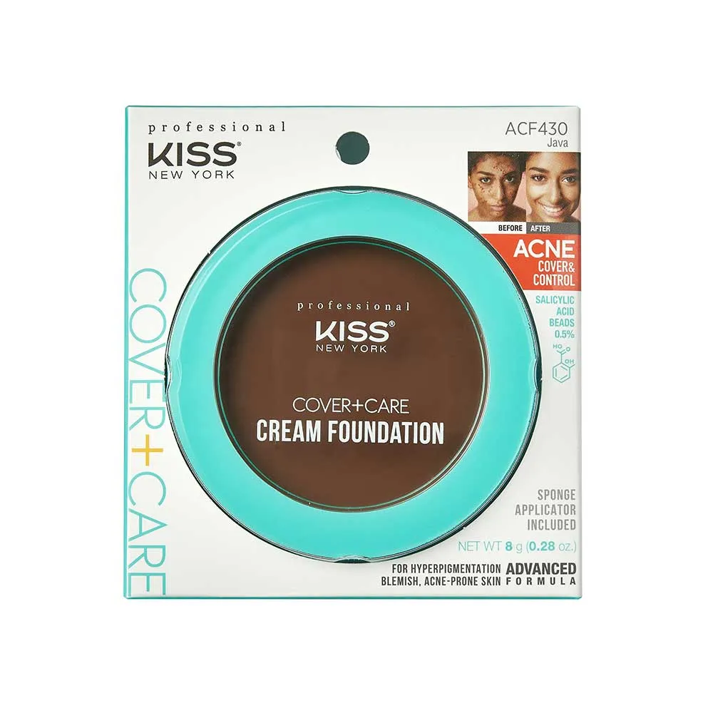 Kiss New York Professional Cover   Care Cream Foundation - Choose Your Color