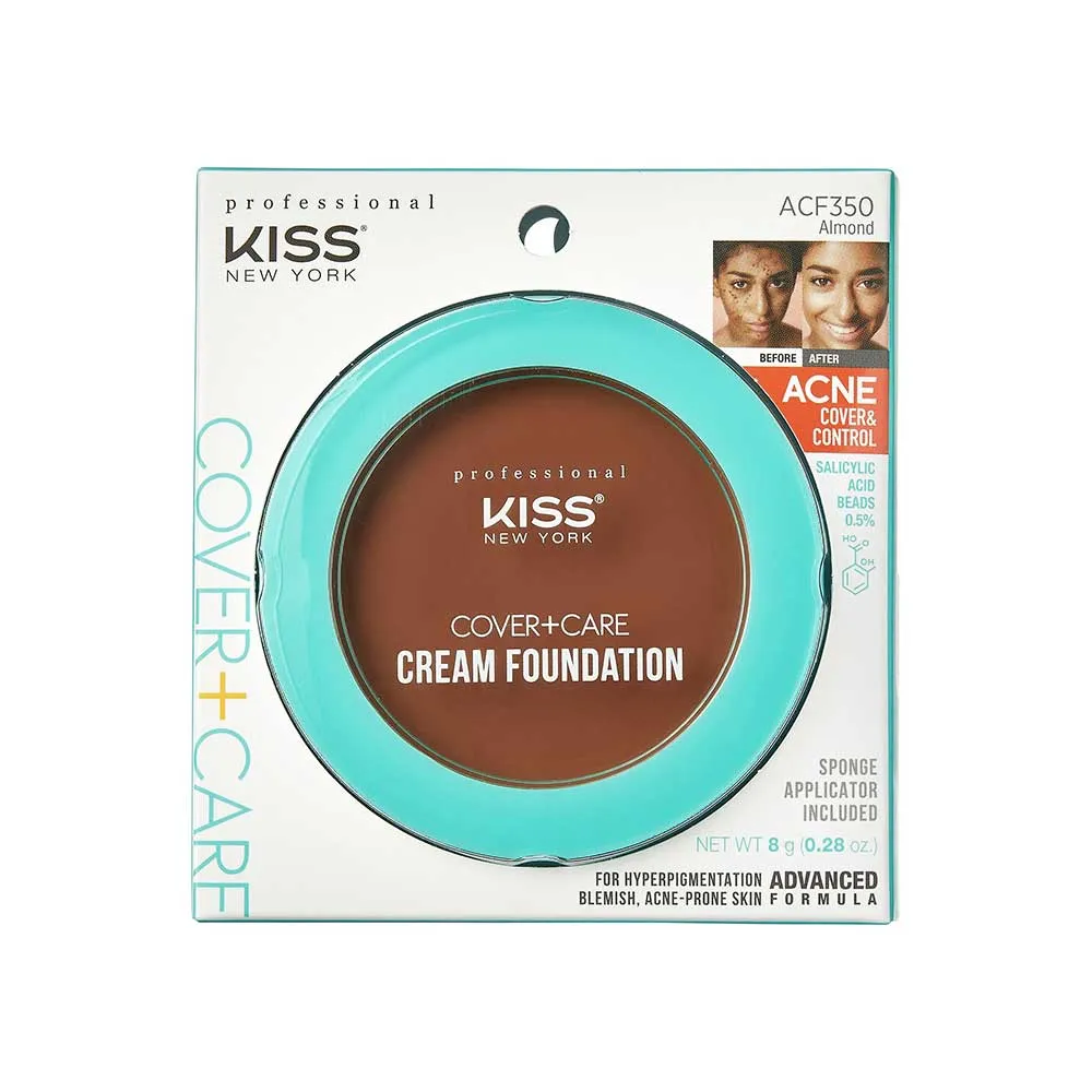 Kiss New York Professional Cover   Care Cream Foundation - Choose Your Color