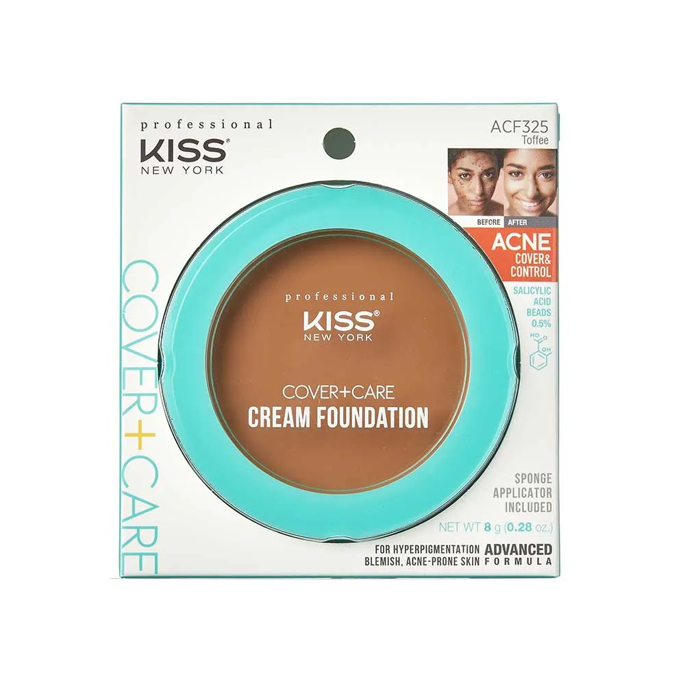 Kiss New York Professional Cover   Care Cream Foundation - Choose Your Color