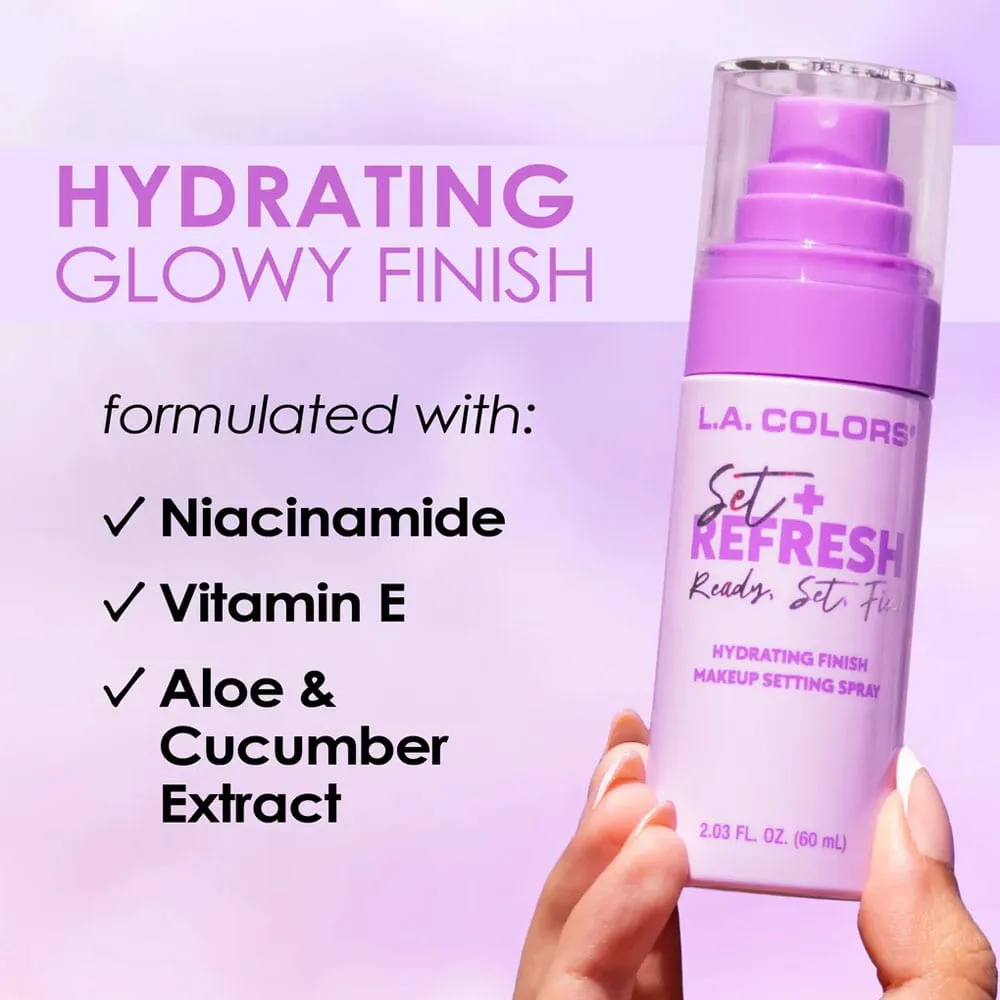 LA Colors Set   Refresh Hydrating Setting Spray 60ml