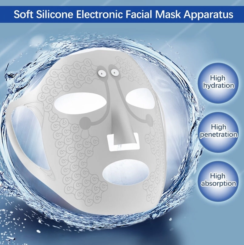 Latex Facial Mask Beauty Mask Massager