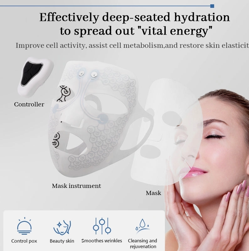 Latex Facial Mask Beauty Mask Massager