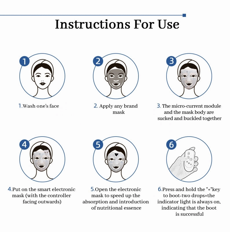 Latex Facial Mask Beauty Mask Massager