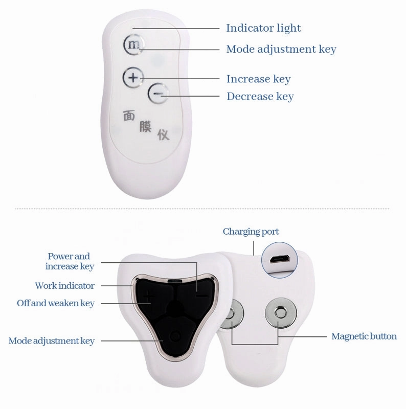 Latex Facial Mask Beauty Mask Massager