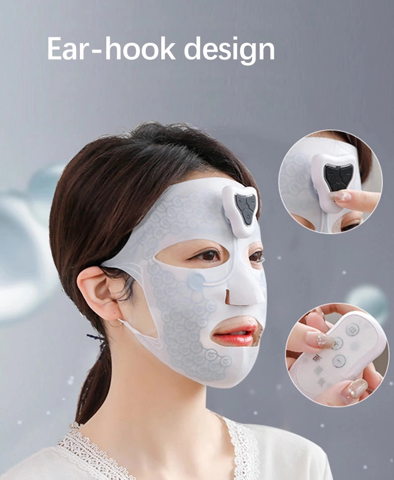 Latex Facial Mask Beauty Mask Massager