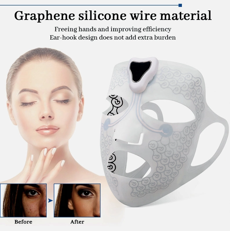 Latex Facial Mask Beauty Mask Massager