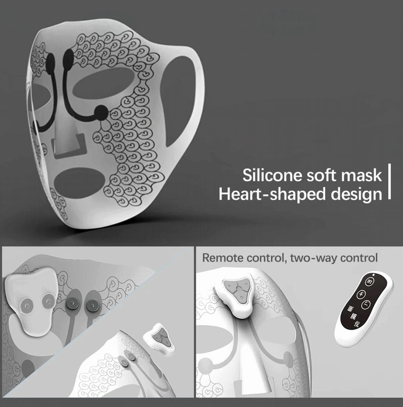 Latex Facial Mask Beauty Mask Massager