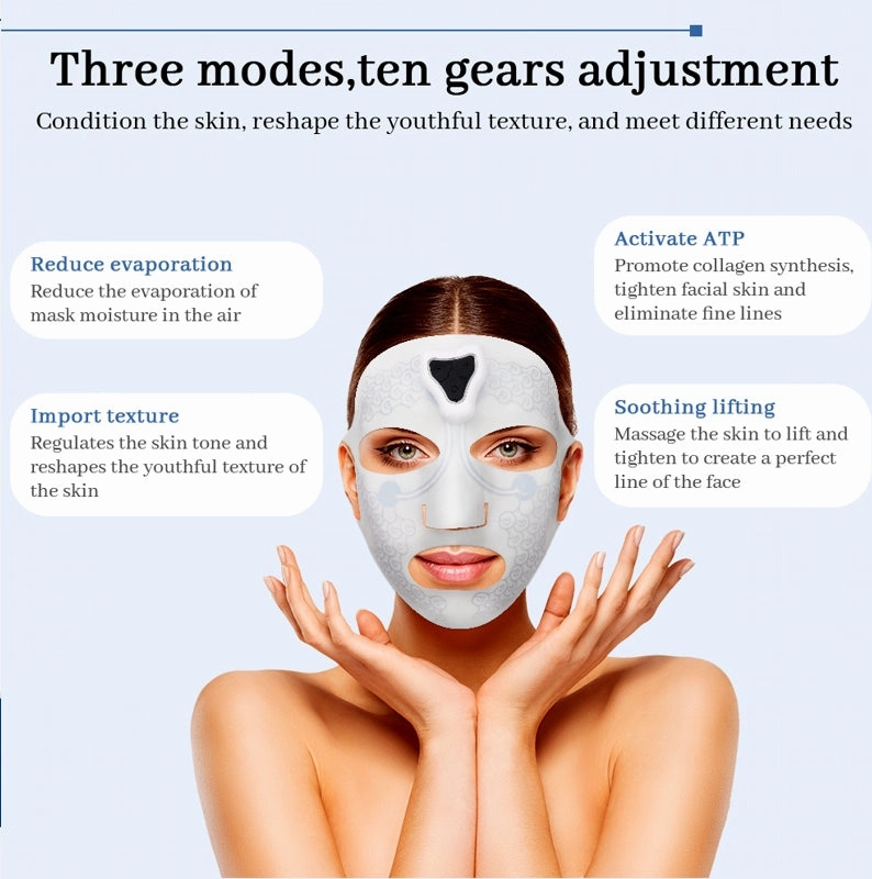 Latex Facial Mask Beauty Mask Massager