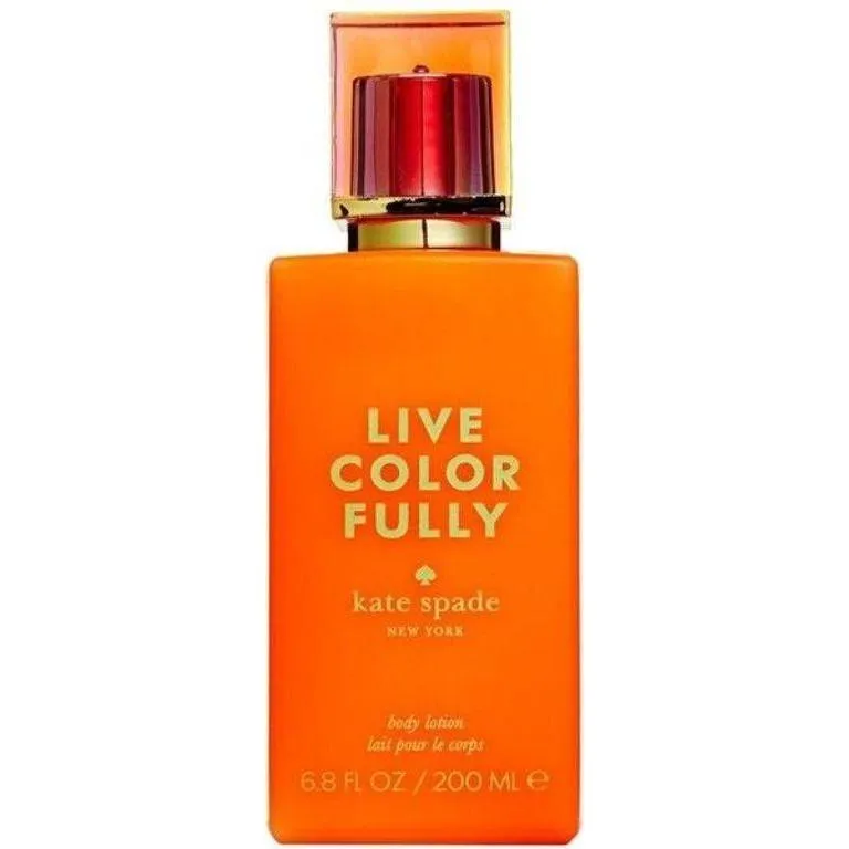 Live Colorfully Kate Spade New York Body Lotion 6.8 oz for Women NEW TESTER