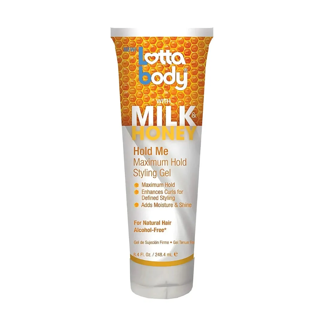 Lottabody with Milk & Honey Hold Me Maximum Hold Styling Gel - 8.4 oz