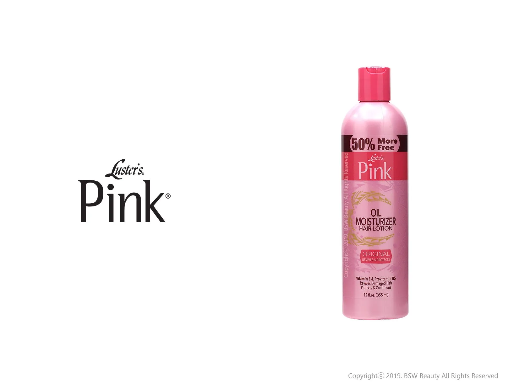LUSTER'S PINK ORIGINAL OIL MOISTURIZER HAIR LOTION ORIGINAL