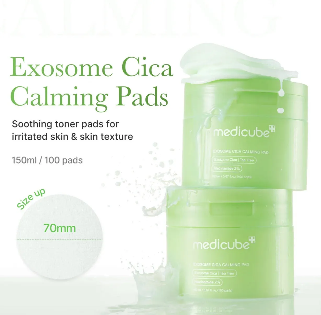 Medicube Exosome Cica Pad 100Pcs
