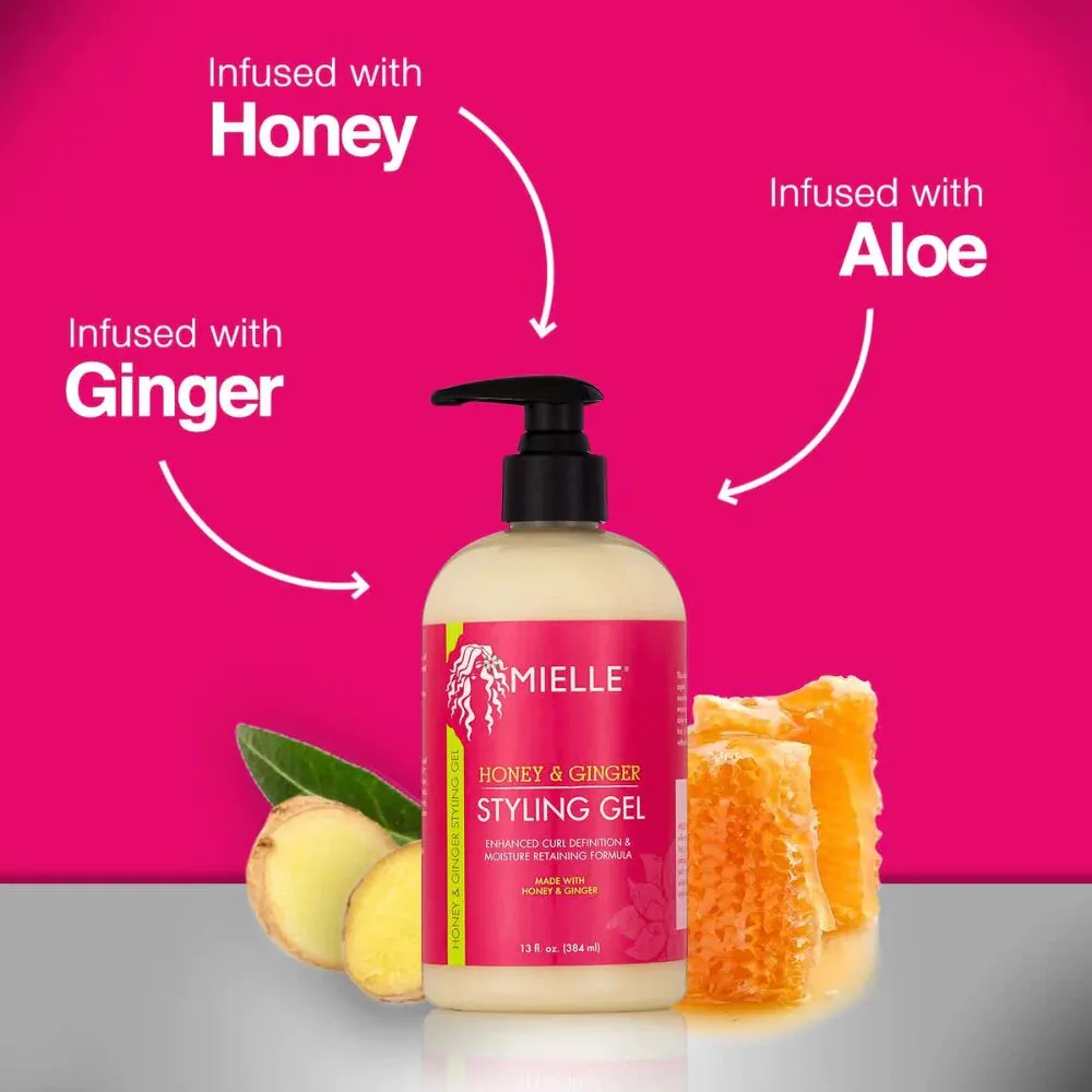 Mielle Organics Honey & Ginger Styling Gel - 12 oz