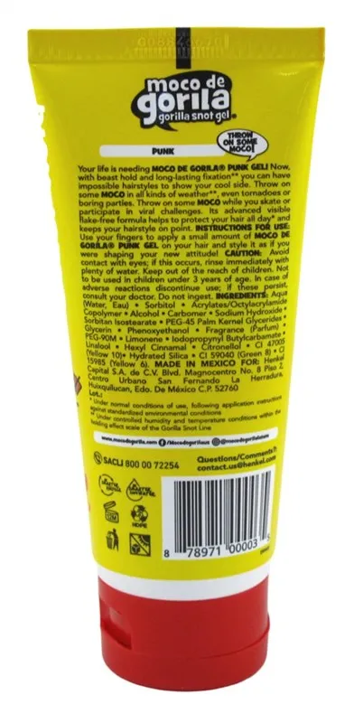 Moco de Gorila - Gorila Snot Gel - Punk Yellow - Choose Size