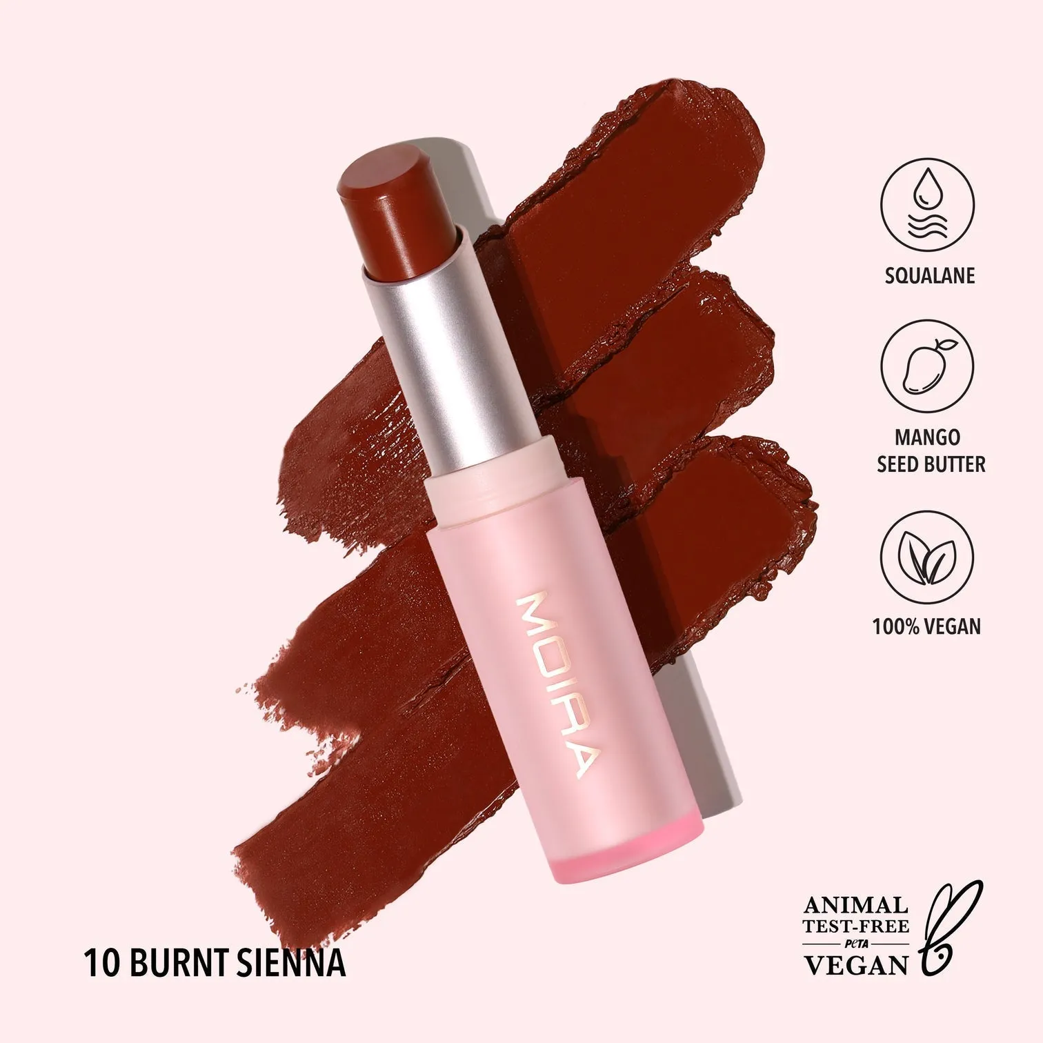 MOIRA - BALM TEXTURE   LIP SHINE- SIGNATURE LIPSTICK -