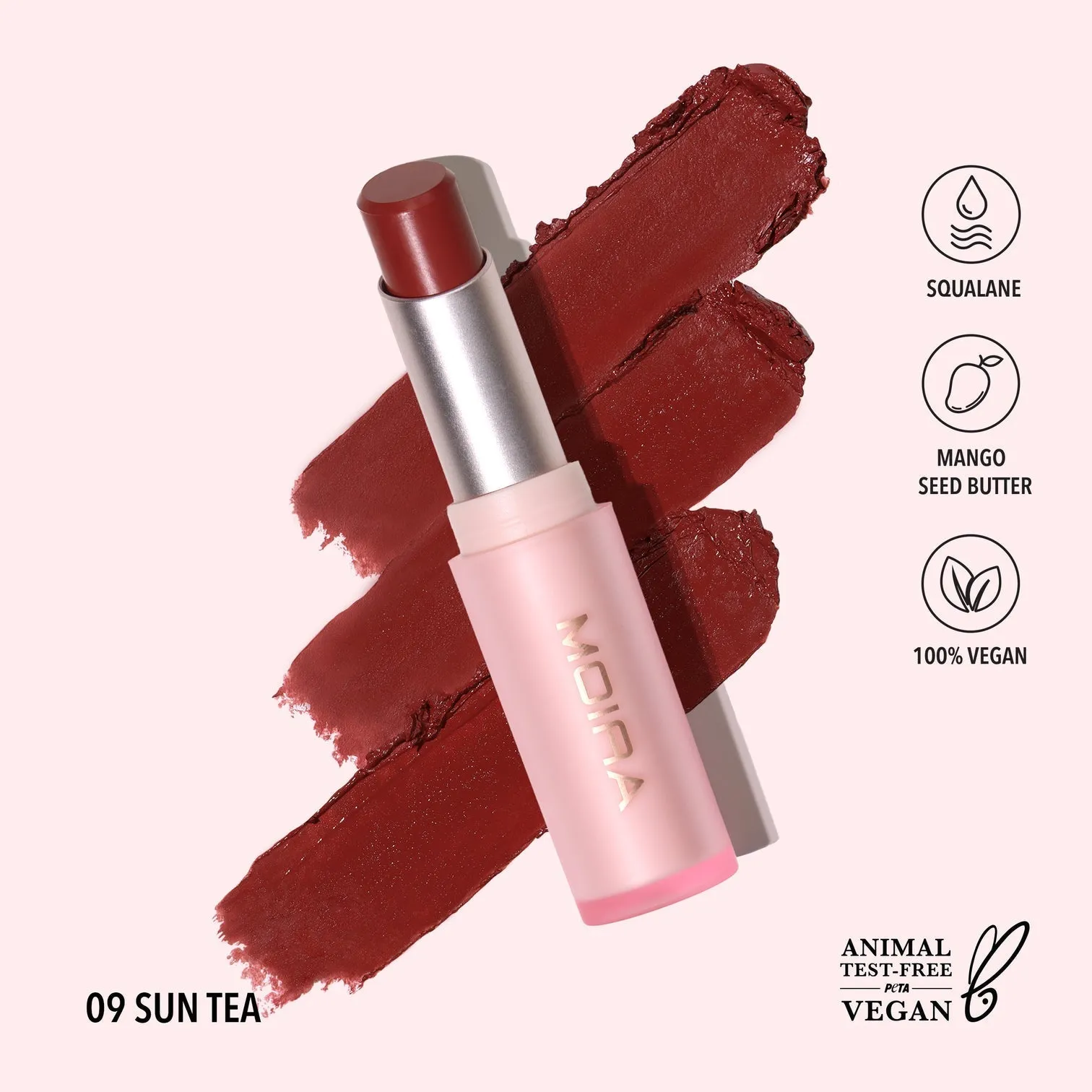 MOIRA - BALM TEXTURE   LIP SHINE- SIGNATURE LIPSTICK -