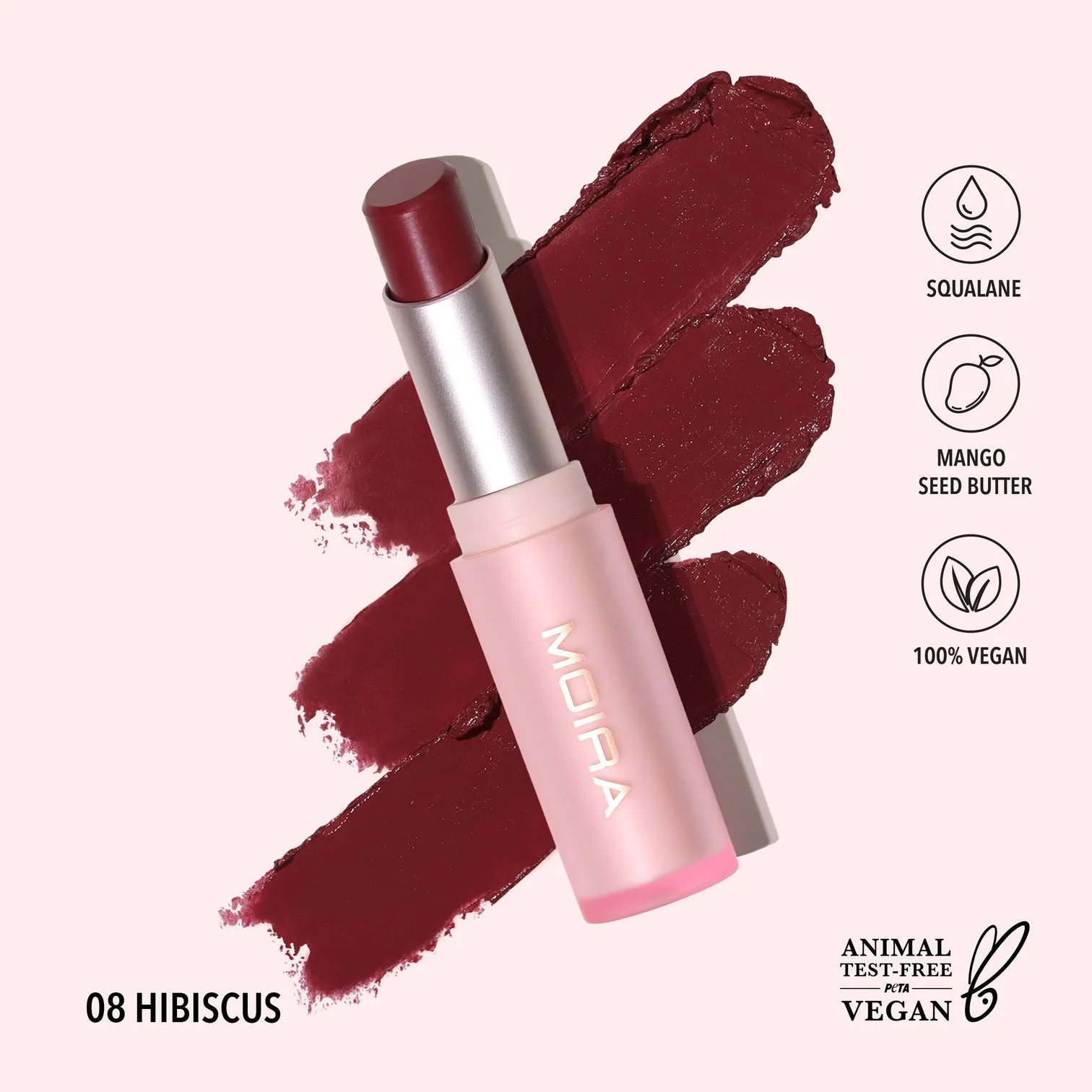 MOIRA - BALM TEXTURE   LIP SHINE- SIGNATURE LIPSTICK -