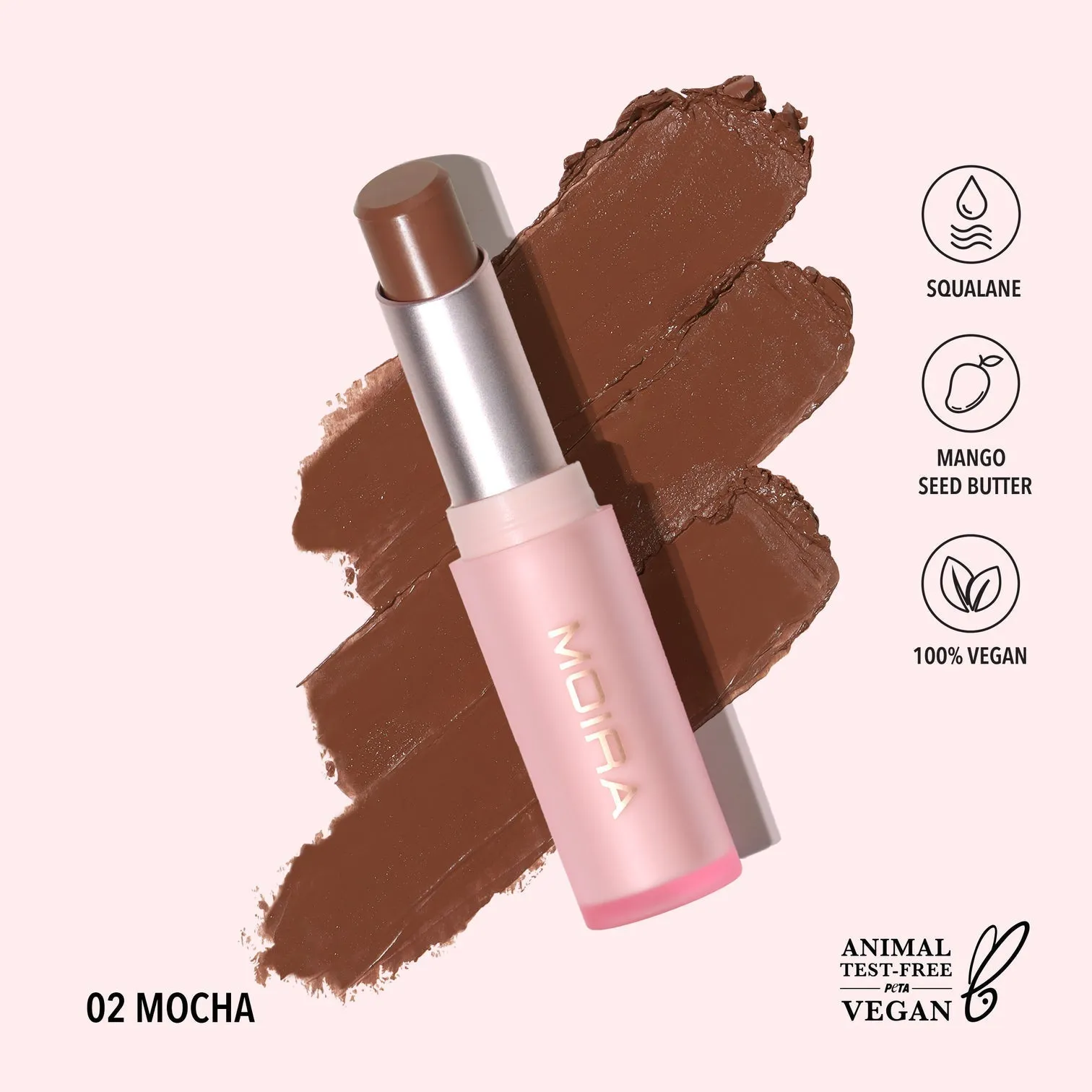 MOIRA - BALM TEXTURE   LIP SHINE- SIGNATURE LIPSTICK -