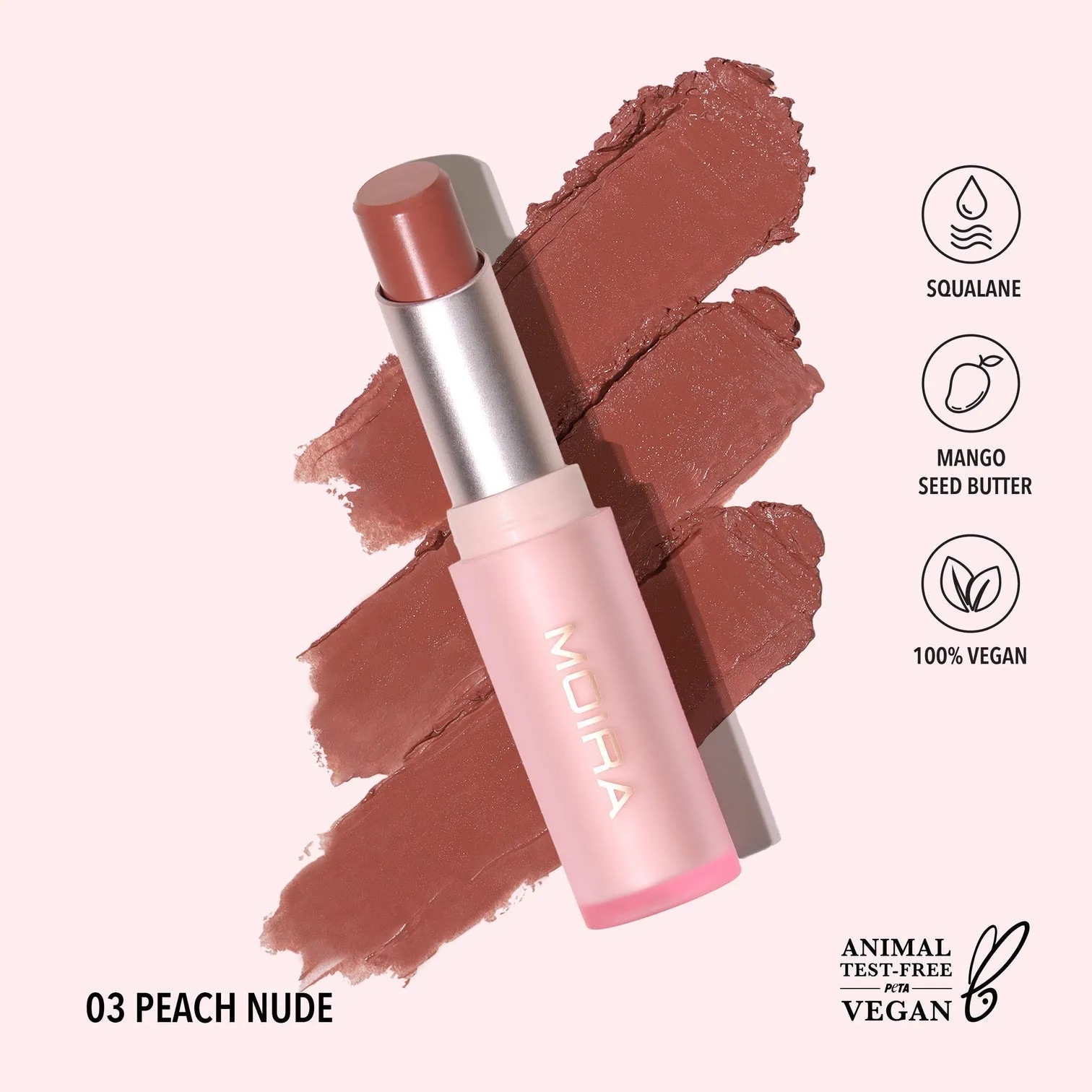 MOIRA - BALM TEXTURE   LIP SHINE- SIGNATURE LIPSTICK -