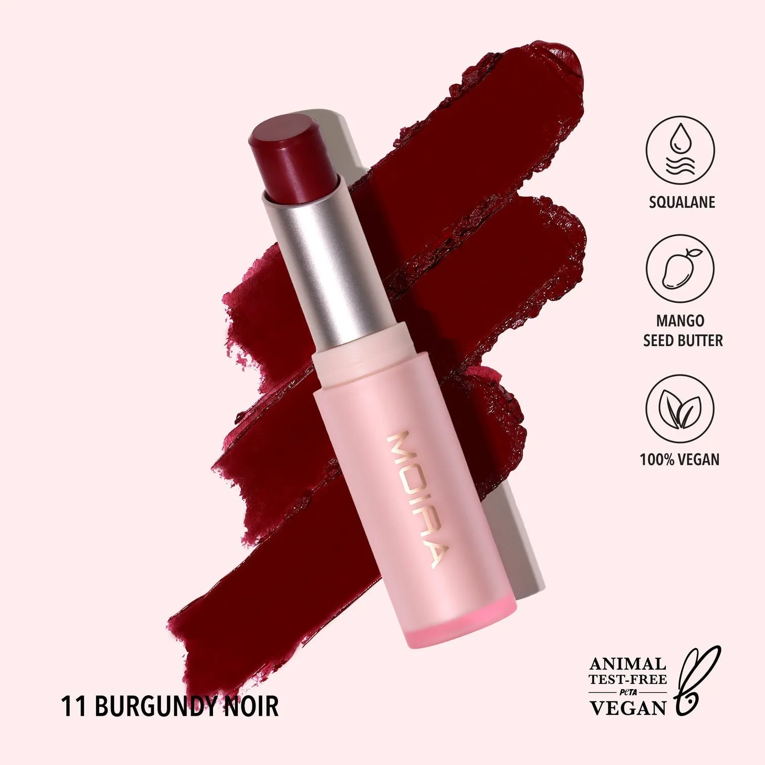MOIRA - BALM TEXTURE   LIP SHINE- SIGNATURE LIPSTICK -