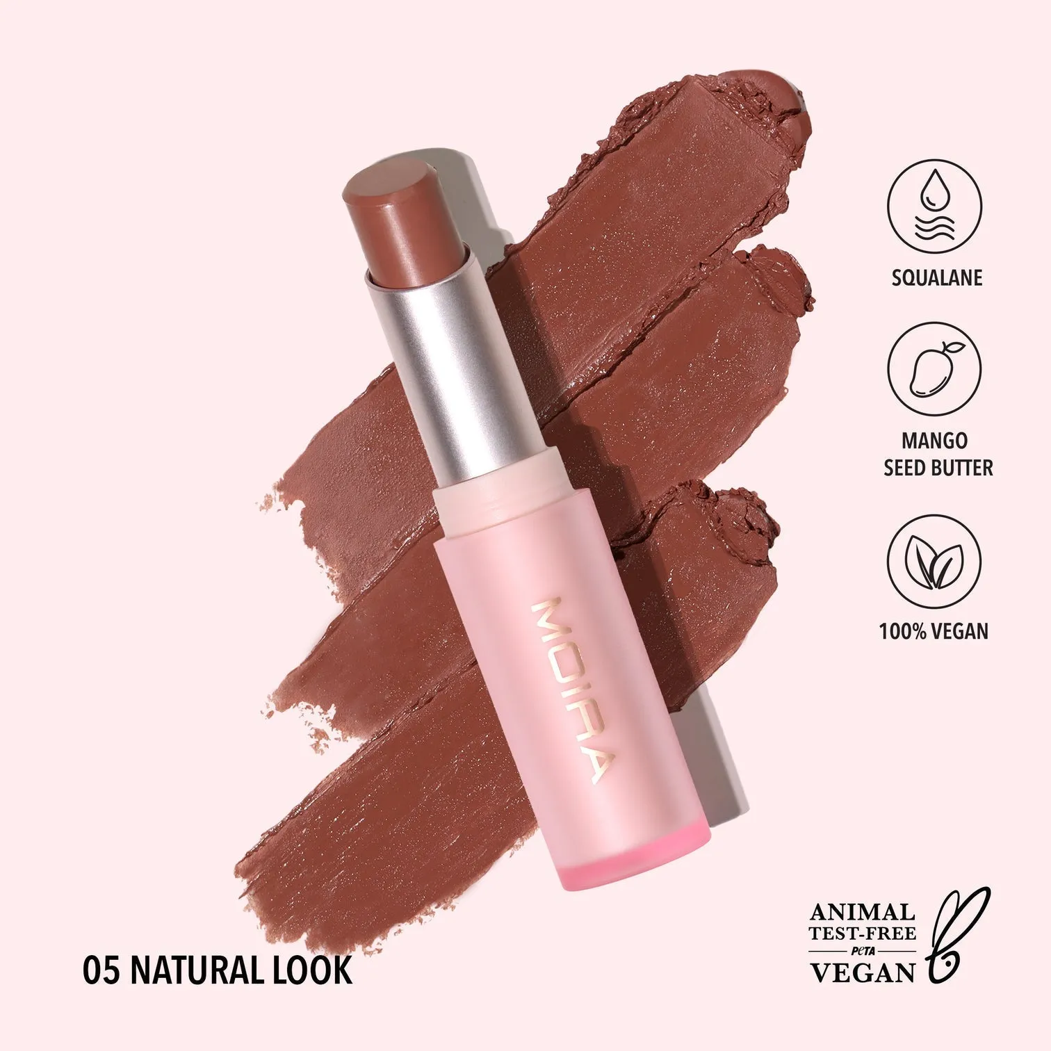 MOIRA - BALM TEXTURE   LIP SHINE- SIGNATURE LIPSTICK -