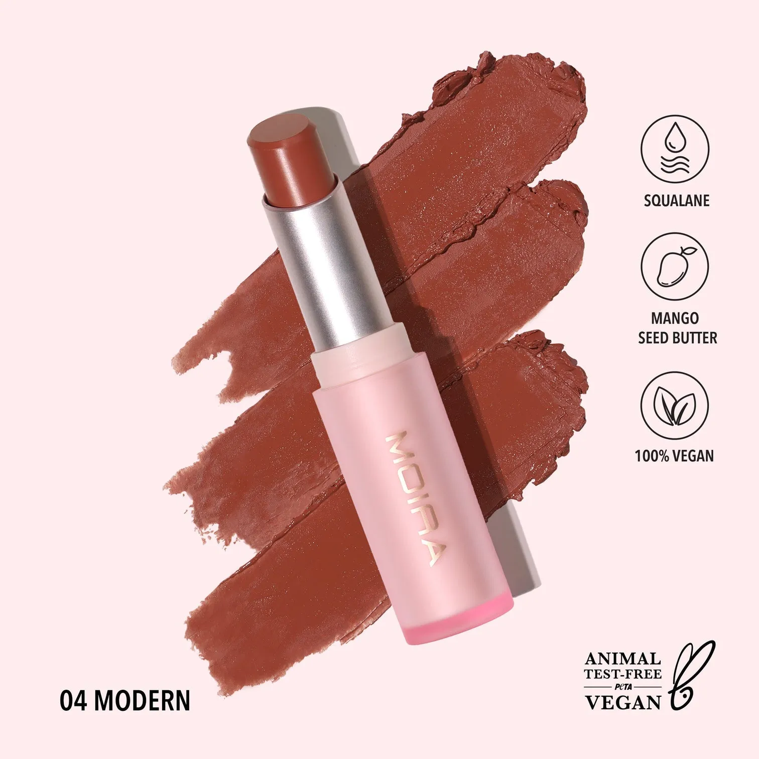 MOIRA - BALM TEXTURE   LIP SHINE- SIGNATURE LIPSTICK -