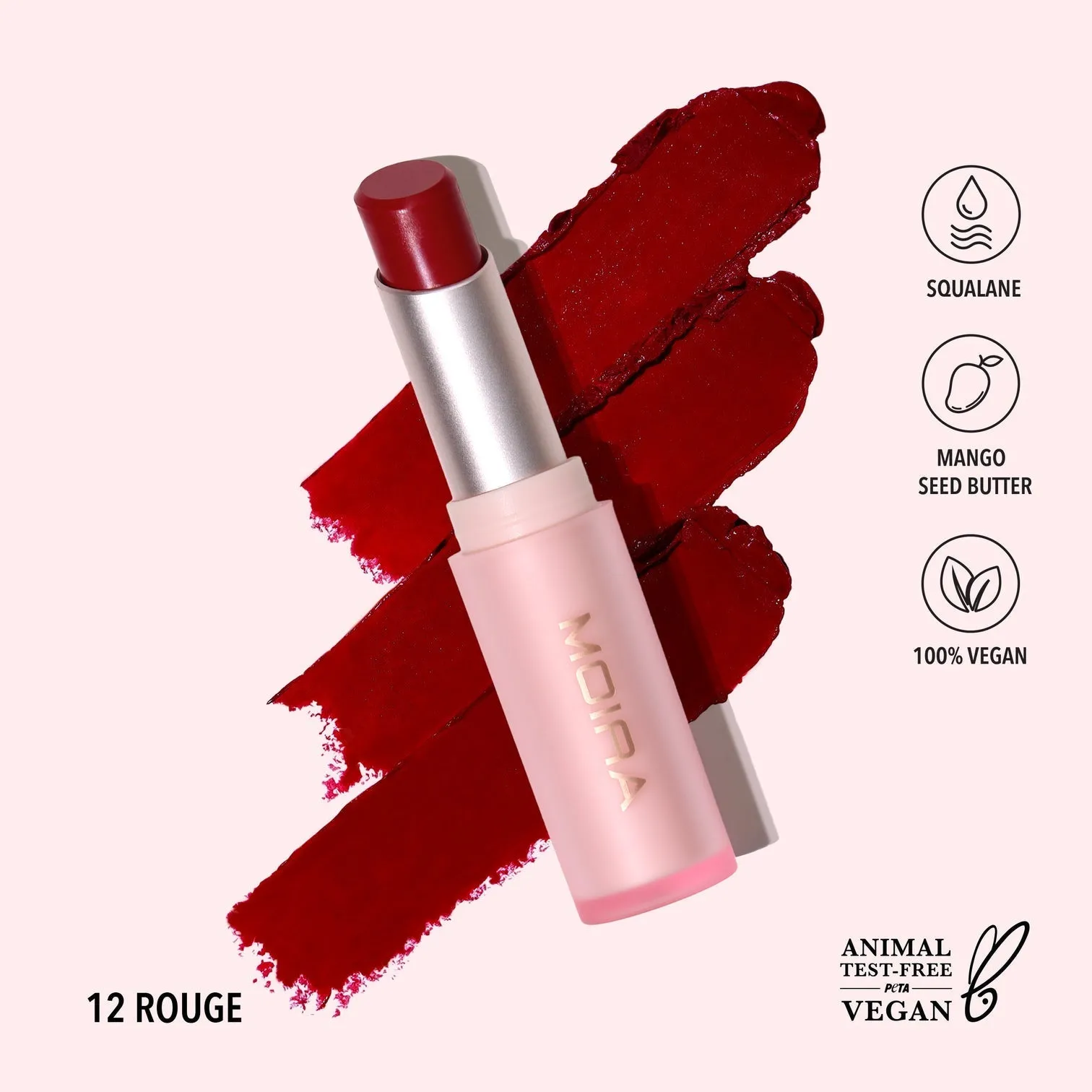 MOIRA - BALM TEXTURE   LIP SHINE- SIGNATURE LIPSTICK -