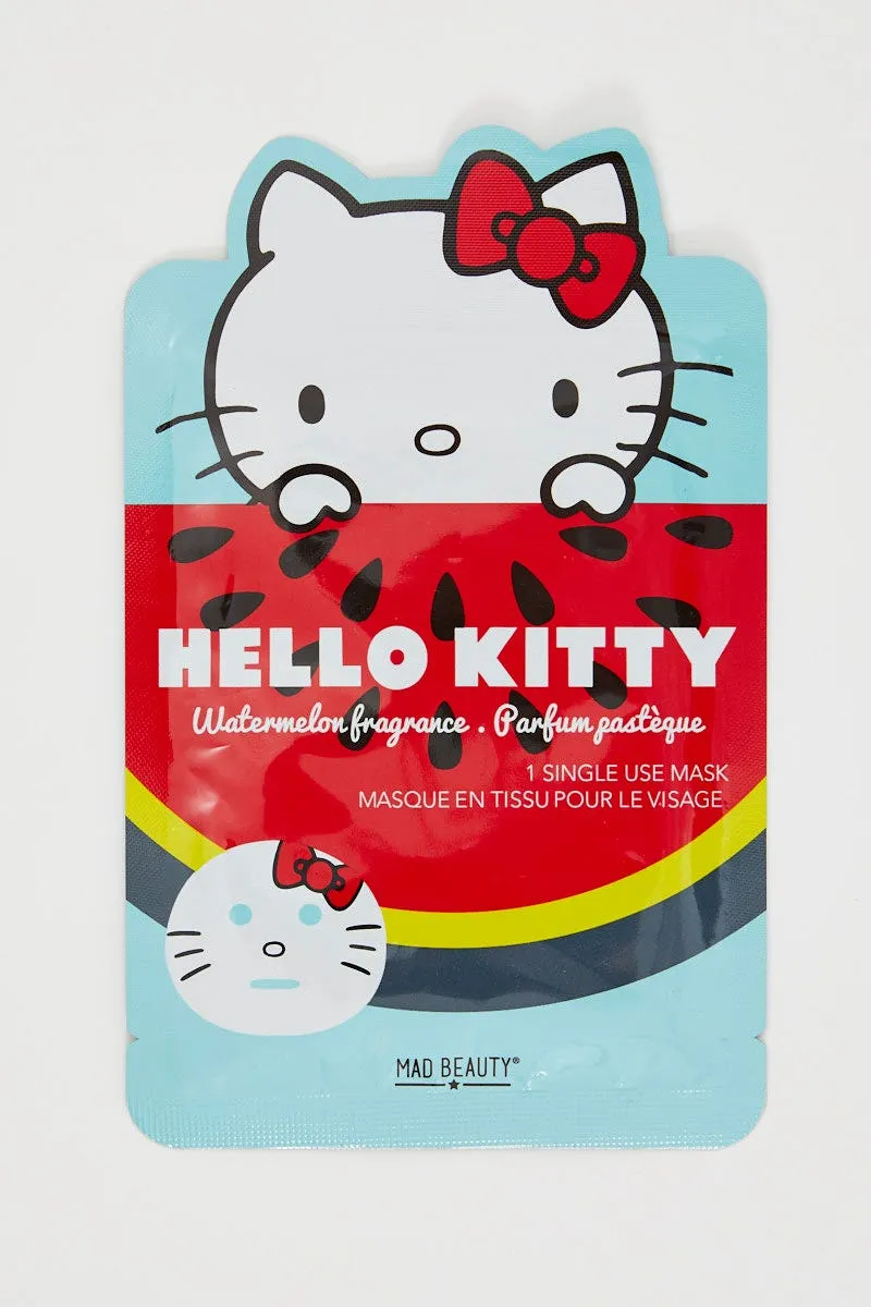 Multi Hello Kitty Watermelon Face Mask