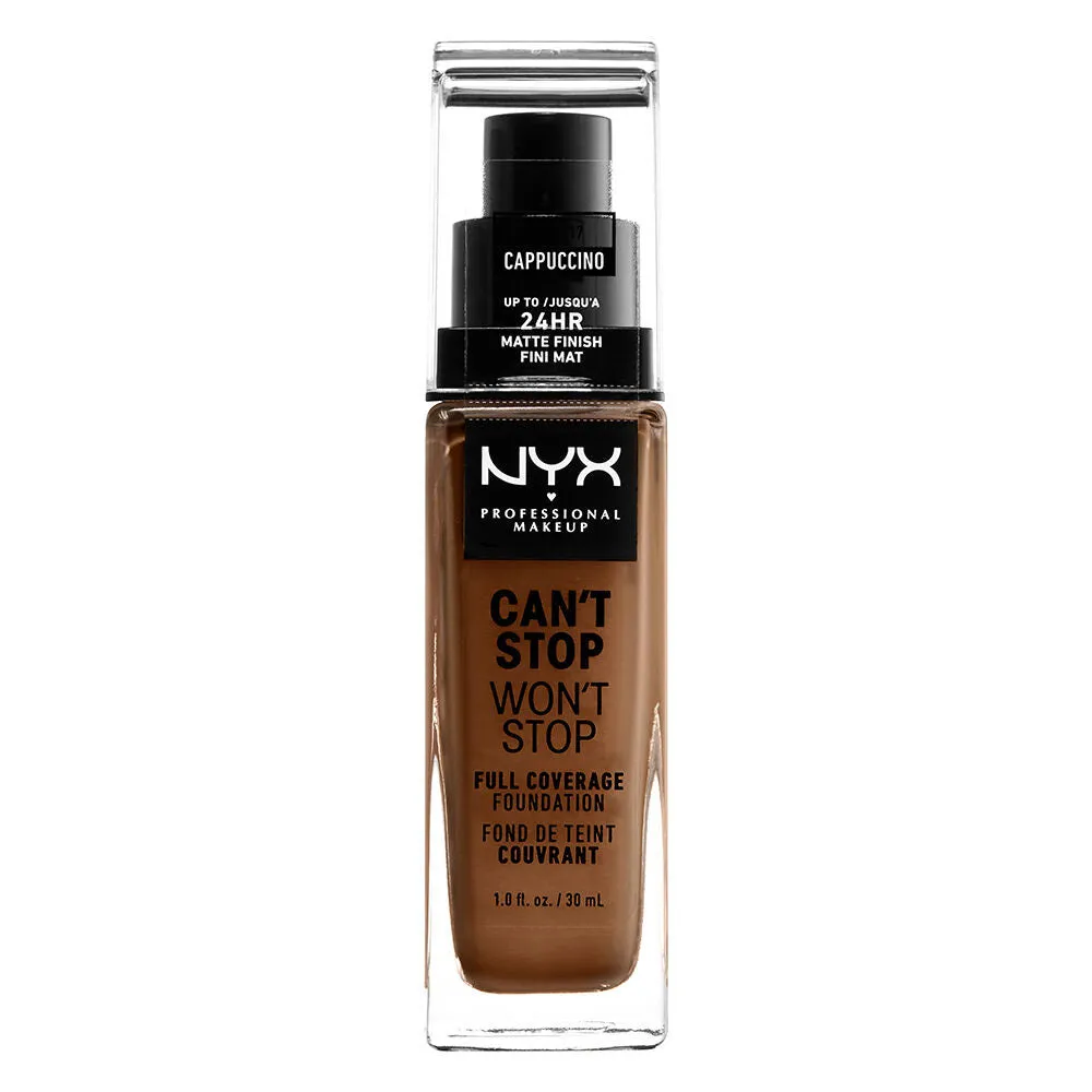 NYX Can't Stop Won't Stop Full Coverage Foundation Cappucino 30ml