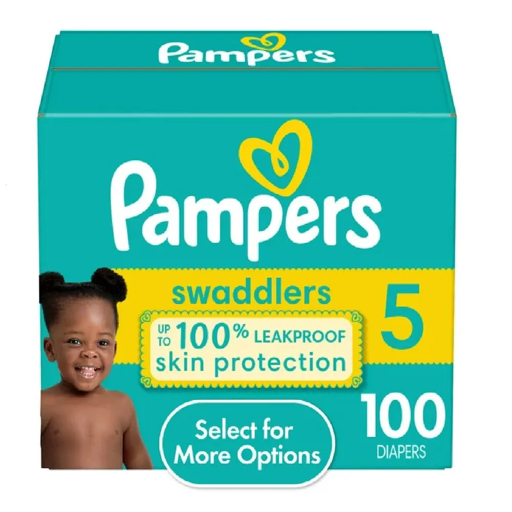 Pampers Diaper, Soft and Absorbent, Size 5, 100 Count