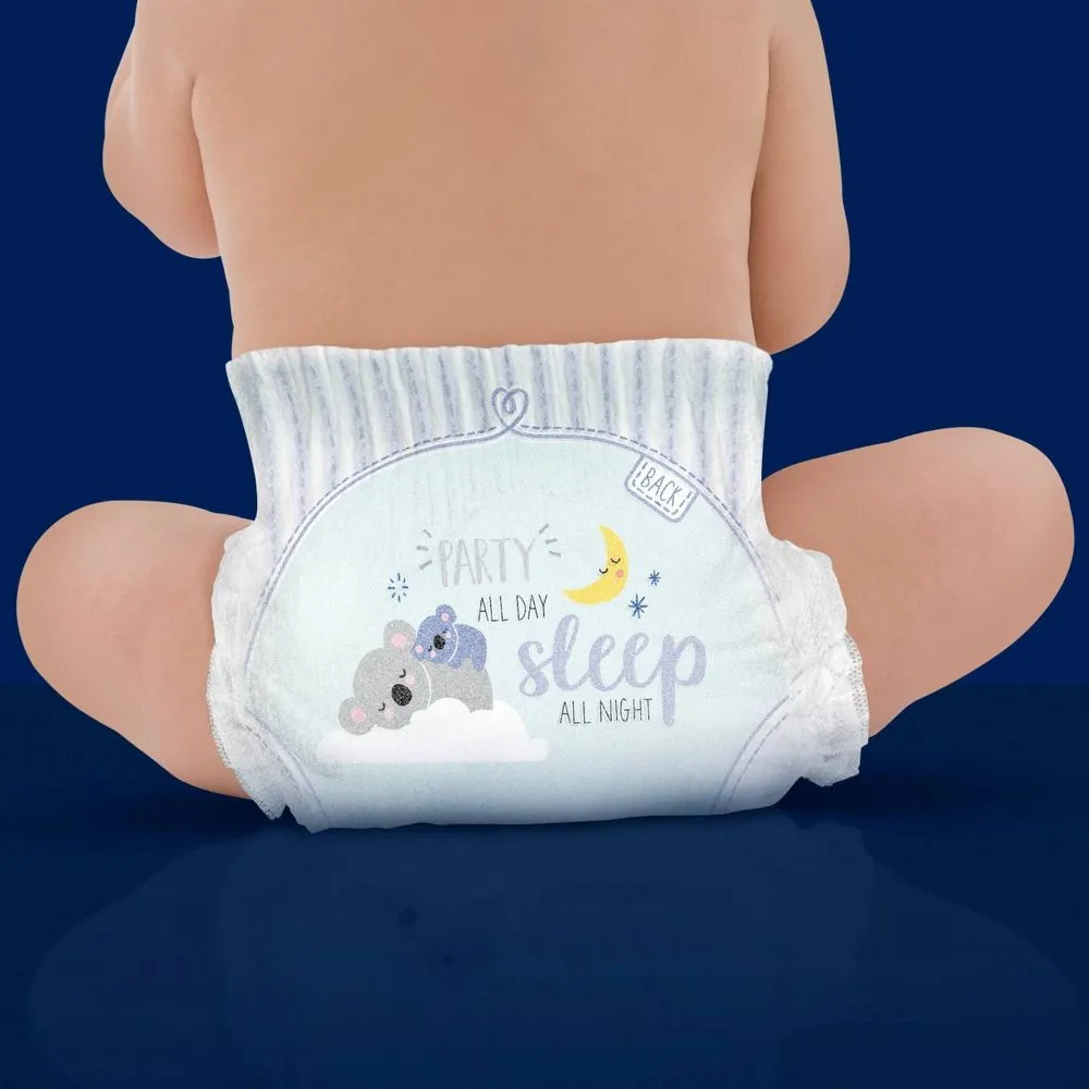 Pampers Swaddlers Overnight Diapers Size 4, 58 Count - Paraben Free