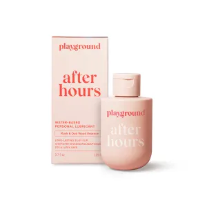Playground After Hours Water Based Lube