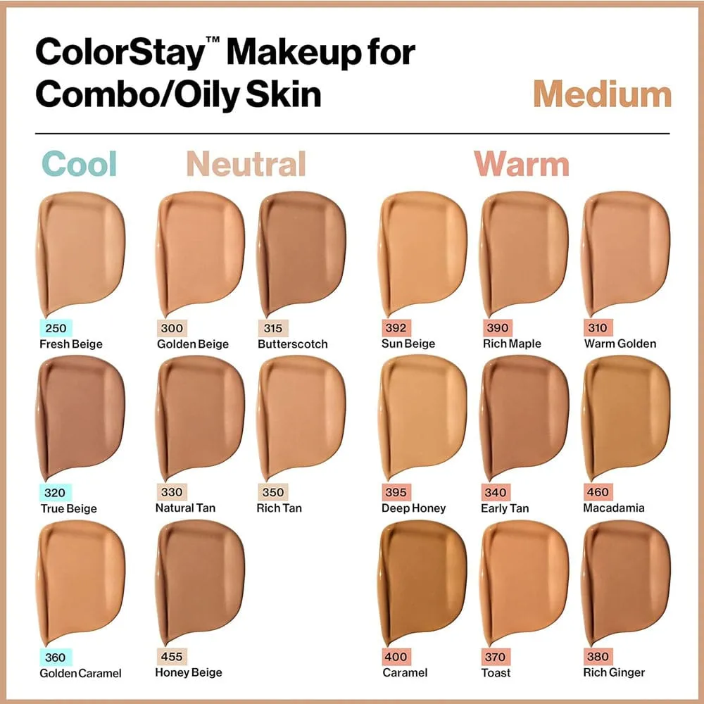 Revlon ColorStay Combination/Oily Foundation SPF15 310 Warm Golden 30ml
