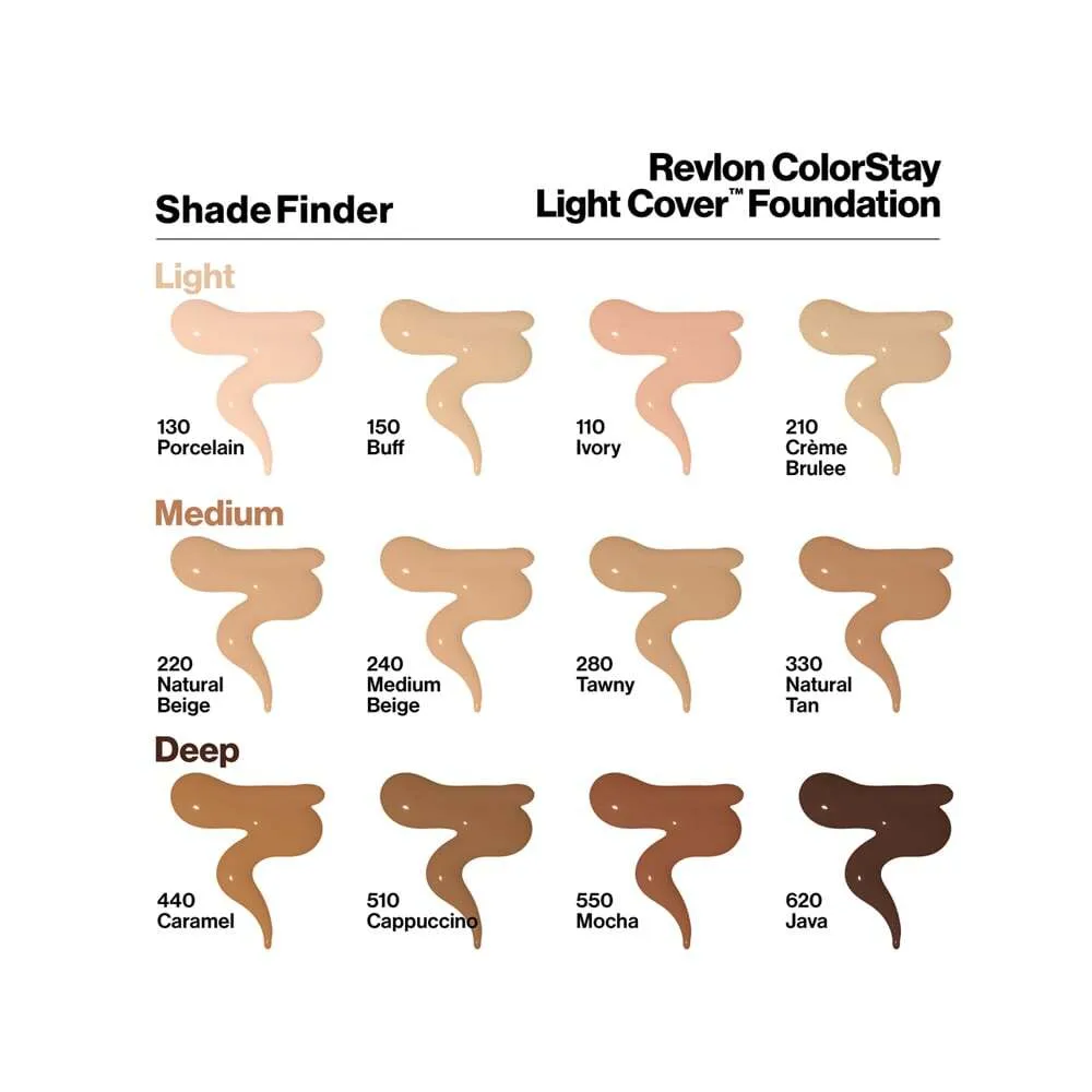 Revlon ColorStay Light Cover Foundation 12Hr SPF30 220 Natural Beige 30ml