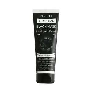 Revuele Charcoal Black Mask Facial Peel Off Mask With Activated Carbon 80ml