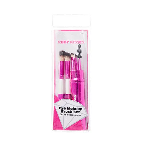 Ruby Kisses Eye Makeup Brush Set - Red by Kiss